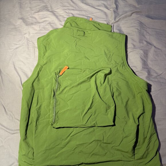 COLUMBIA SKEENA RIVER FLEECE JACKET/VEST (GREEN & WHITE) (L) - Picture 7 of 7